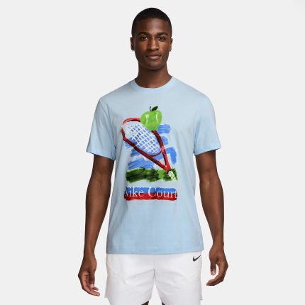 Court T-Shirt Men-Light Blue,Multicoloured