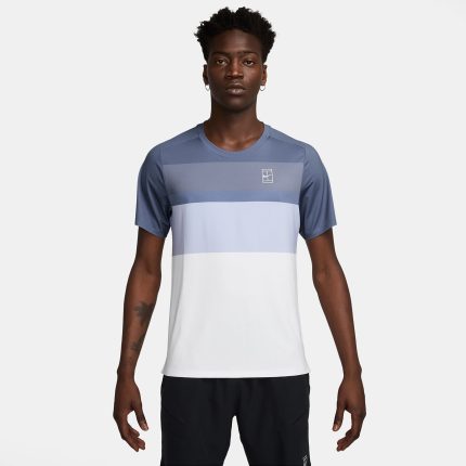Court Dri-Fit Advantage Print T-Shirt Men-Blue Grey