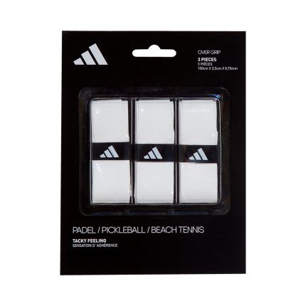 Padel Overgrip 3 Pack-White
