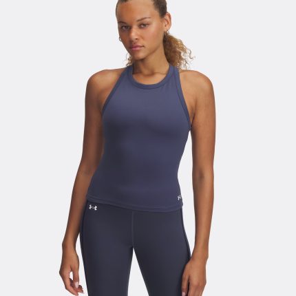 Motion High Neck Tank Top Women-Grey