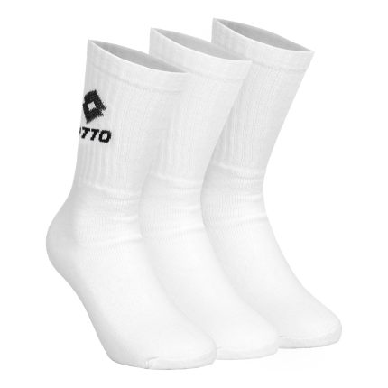 Tennis Socks 3 Pack-White