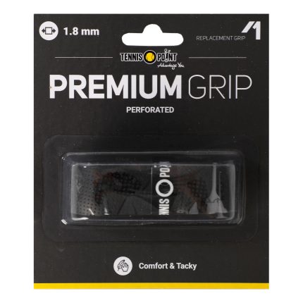 Premium Grip Perforated 1 Pack-Black