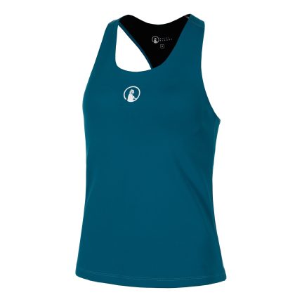 Create Inside In Tank Top Women-Petrol,White