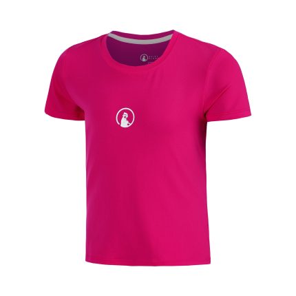 Create Retriever T-Shirt Girls-Berry,White