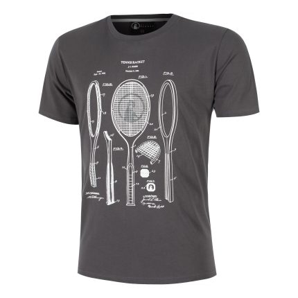Endlessly Rackitecture T-Shirt Men-Anthracite,White