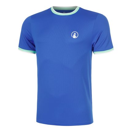 Joy Break Ringer T-Shirt Men - blue, white