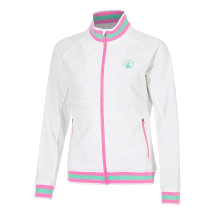Joy Tipping Training jacket Women - white, green