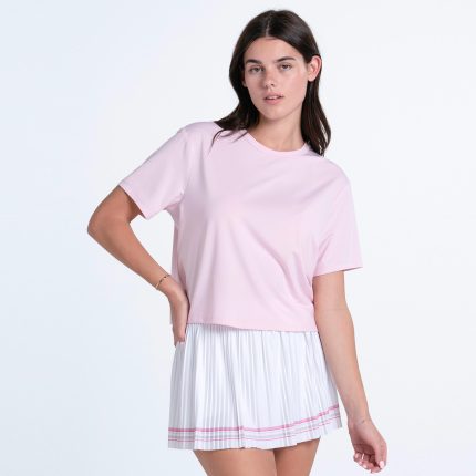 Power Box T-Shirt Women - pink, white