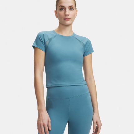 Motion Mesh T-Shirt Women-blue