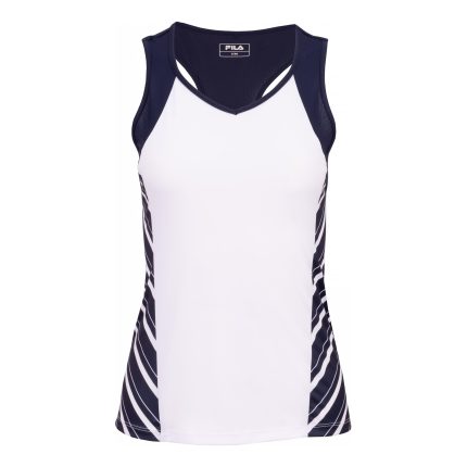 Steffi Tank top Women-white, dark blue