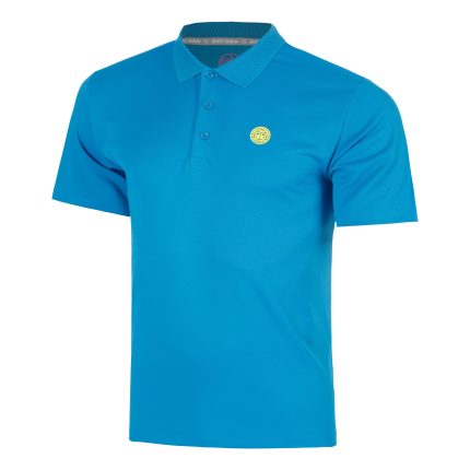 Out of Control Polo Men - blue, neon yellow