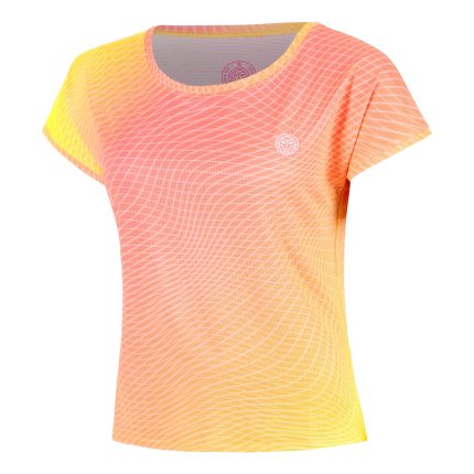 Out of Control Capsleeve T-Shirt Women-pink, neon yellow