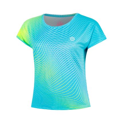 Out of Control T-Shirt Girls-blue, neon yellow