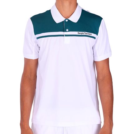 Riflesso Polo Men - white, petrol