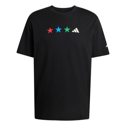 FIFA WC MAP Graphic T-Shirt Men - black, multicoloured